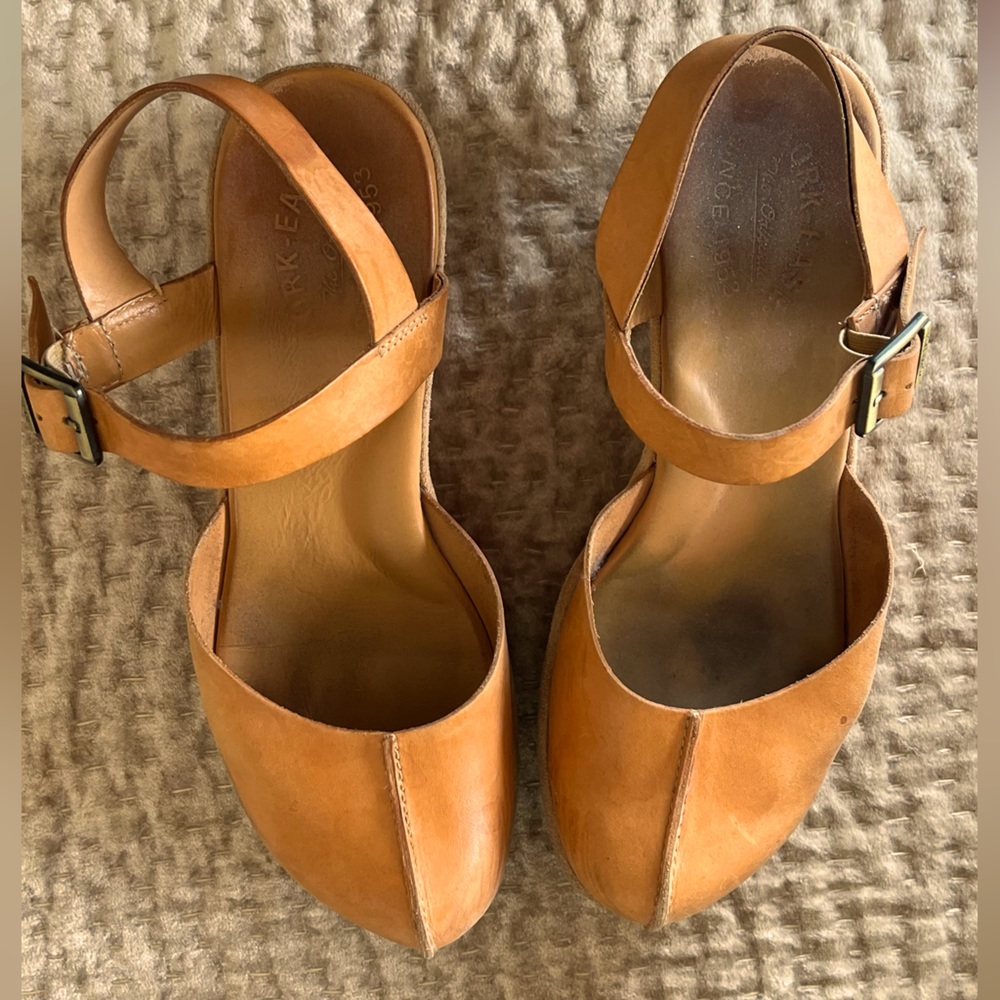 Kork-Ease Low Wedge Heel Sandal